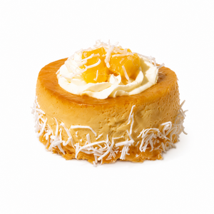 Coconut Flan with a Season’s Crown